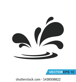 Splash Water Icon Vector Design Illustration