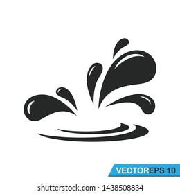 splash water icon vector design illustration