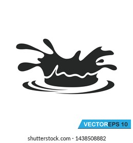 splash water icon vector design illustration