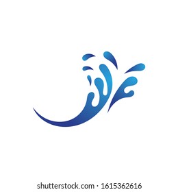 Splash Water icon vector illustration design logo