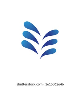 Splash Water icon vector illustration design logo