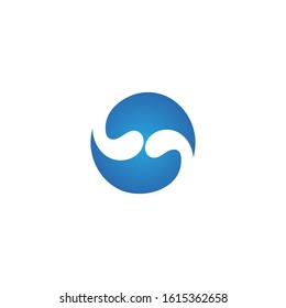 Splash Water icon vector illustration design logo