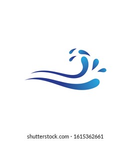 Splash Water icon vector illustration design logo