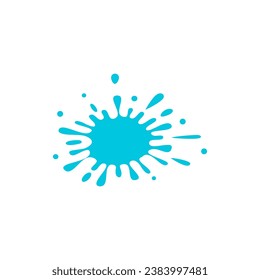 splash water isolated in white background