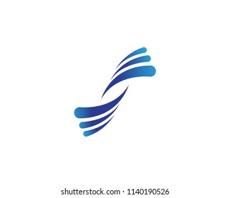 Splash water logo and symbol vector