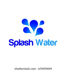splash water logo template