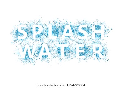 Splash Water Logo Template Design Vector, Emblem, Design Concept, Creative Symbol, Icon