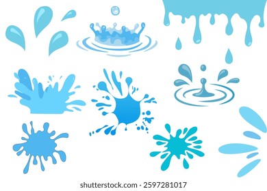 Splash of water vector illustration 