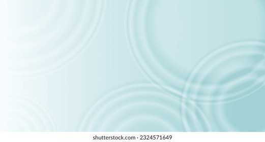 Superficie de las ondas de agua de salpicadura de la gota aislada sobre transparente para el fondo de humedad cosmética. el agua ripple en círculo vectorial. diseño vectorial.