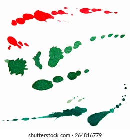 Splash watercolor background. Vector abstract colorful background. Vector illustration