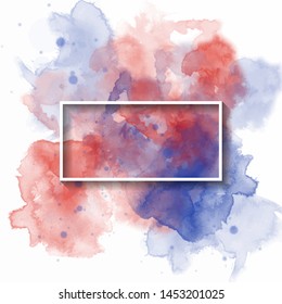 splash watercolor banner, used for banner, template, invitation or any decoration. vector illustration.
