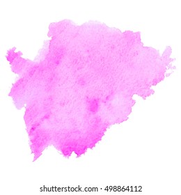 Splash watercolor blot vector pattern on white  Texture for banners. Background for logo and text. 