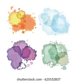 splash watercolor texture design