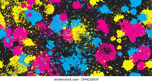 Splashed camouflage background. Seamless pattern.Vector. 