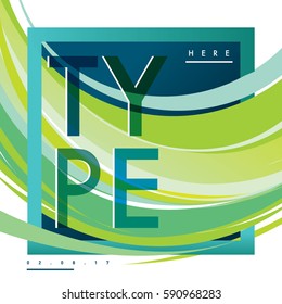 Splashes of color abstract background design/ Poster layout design