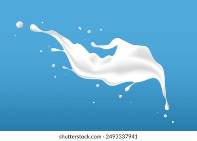 splashes of milk or the texture of yogurt