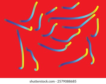 splashes on white colorful waves backgrounds 