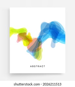 Colas de pintura. Antecedentes abstractos. Plantilla para carteles, volantes, banner o portada de libros. Ilustración vectorial 3d con efecto dinámico.  