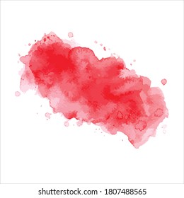 splashes of paint watercolor on white.image Vector Eps10