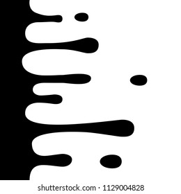 Splashing Black And White vector Irregular Rounded Lines Background for modern flat web site design.Vector Transition Abstract Wallpaper Pattern.