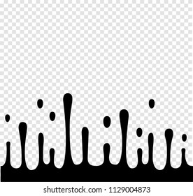 Splashing Black And White vector Irregular Rounded Lines Background for modern flat web site design.Vector Transition Abstract Wallpaper Pattern.