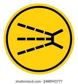 Splashing Hazard Symbol Sign, Vector Illustration, Isolate On White Background Label .EPS10