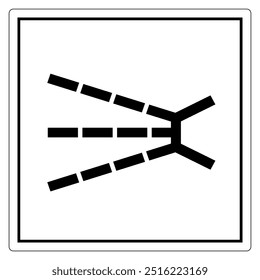 Splashing Hazard Symbol Sign, Vector Illustration, Isolate On White Background Label .EPS10