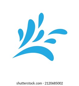 splashing water drop vector For decorating Songkran festival posters.