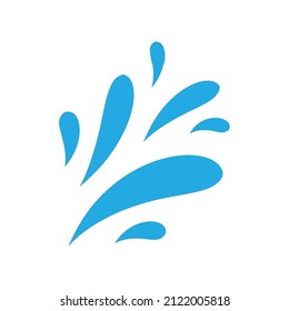 splashing water drop vector For decorating Songkran festival posters.