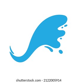 splashing water drop vector For decorating Songkran festival posters.