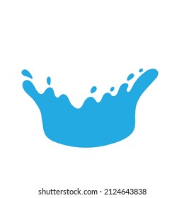 splashing water drop vector For decorating Songkran festival posters.