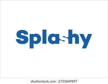 splashy icon logo design vector