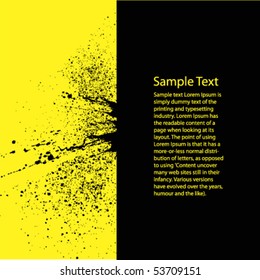 splat grunge text area