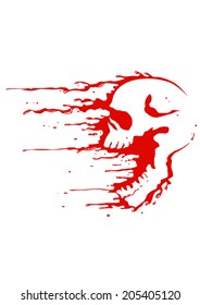 Splat skull