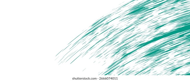 Placas e bolhas de tinta verde. Resumo grunge fundo. Tinta tinta na brochura, elemento monocromático isolado no branco.