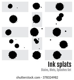 Splats Vector Art, Stock Vector