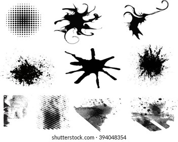 Splat.Splat Black.Splat Ink.Splat Paint.Splat Shape.Splat Vector.Splat Spray.Splat Set