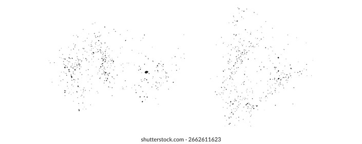 Splatter pintura abstracta tinta negro grunge textura Anuncio splashe elemento diseño de fondo