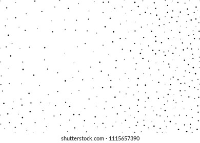 Splatter background. Black glitter blow explosion and splats on white. Grainy grunge abstract texture on a white background. Black ink blow. Random polka dot. Vector illustration