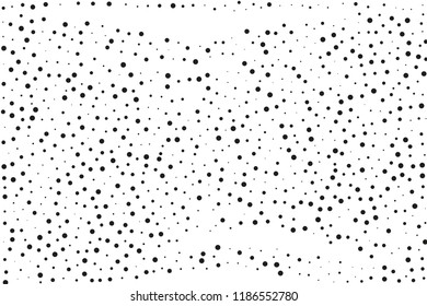 Splatter background. Black glitter blow large and small scale, explosion and splats on white. Abstract grainy isolated grungy effect. Grain overlay. Dusty dirty black surface. Distress design elements