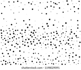 Splatter background. Black glitter blow explosion and splats on white. Grunge texture. Abstract grainy isolated grungy effect. Grain overlay. Dusty dirty black surface. Distress design elements.