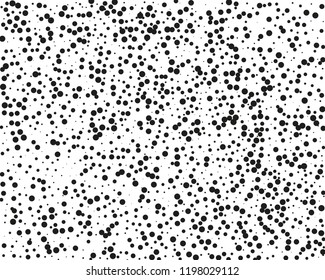 Splatter background. Black glitter blow explosion and splats on white. Grunge texture. Abstract grainy isolated grungy effect. Grain overlay. Dusty dirty black surface. Distress design elements.