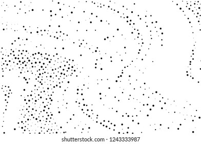 Splatter background. Black glitter blow explosion and splats on white. Grunge texture. Abstract grainy isolated grungy effect. Grain overlay. Dusty dirty black surface. Distress design elements.