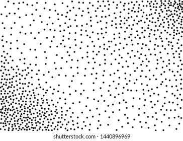 Splatter background. Black glitter blow explosion and splats on white. Grunge texture. Abstract grainy isolated grungy effect. Grain overlay. Dusty dirty black surface. Distress design