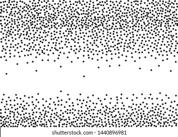 Splatter background. Black glitter blow explosion and splats on white. Grunge texture. Abstract grainy isolated grungy effect. Grain overlay. Dusty dirty black surface. Distress design