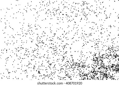 Splatter background. Black glitter blow explosion and splats on white background. Sprinkles spray drops. Grunge sparkles, blots and splashes. Grungy distress texture.