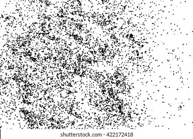 Splatter background. Black glitter blow explosion and splats on white background. Sprinkles spray drops. Grunge sparkles, blots and splashes. Grungy distress texture.