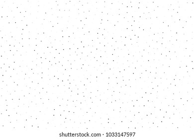 Splatter background. Small black glitter blow explosion and splats on white. Grunge texture. Abstract grainy isolated grungy effect. Grain overlay. Dusty dirty black surface. Distress design elements.