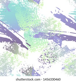 Splatter Brush Stroke Surface. Watercolor Endless Repeating Elements. Artistic Trending Splash Trends Motif. Black and White Watercolor Overlay Surface. Abstract Brush Vector illustration.