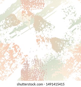 Splatter Brush Stroke Surface. Watercolor Endless Repeating Elements. Splatter Pattern. Artistic Summer Black and White Watercolor Overlay Surface. Abstract Brush Vector illustration.